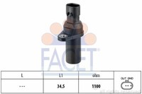 Facet Kurbelwellensensor FüR Fiat Palio,Panda,Punto,Qubo; Lancia Musa,Ypsilon