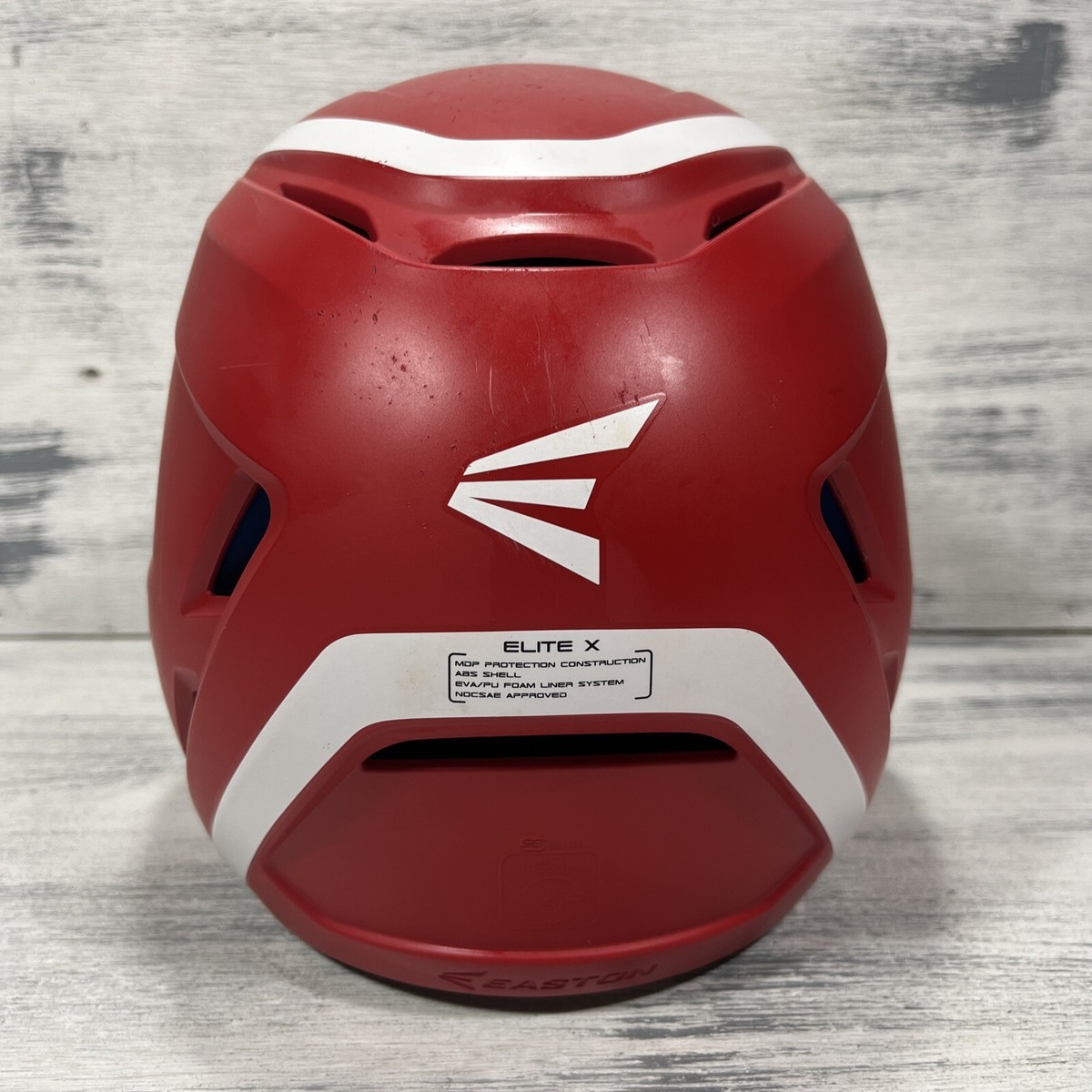 Casque De Baseball Enfant Easton Elite X Jr - Bleu Mat - Taille 6 1/2" à 7 1/8"