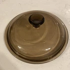 Pyrex Corning Vision V-1-C Amber Glass Lid Replacement 5 3/4 In