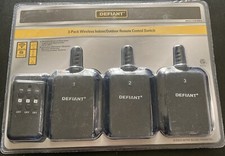 Defiant 3-Pk Wireless Indoor/Outdoor Remote C...