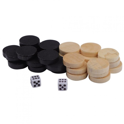 32Pcs Wooden Drafts & Checkers Chess Piece for Kids Board Game for Kids Learning - Picture 1 of 5