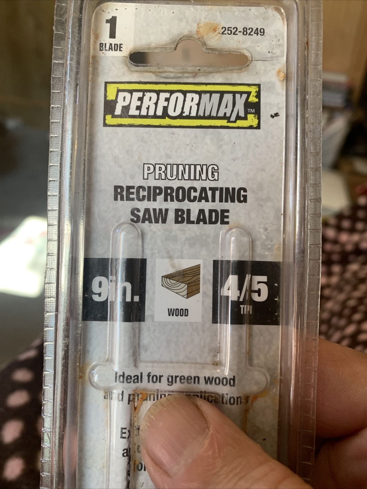 Performax/pruning reciprocating saw blade/9 in/4/5TPI/NEW 35781036641