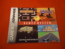 Namco Museum Nintendo Game Boy Advance Instruction Manual Booklet ONLY