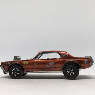 Hot Wheels Redline Nitty Gritty Kitty 1969 Orange White Int