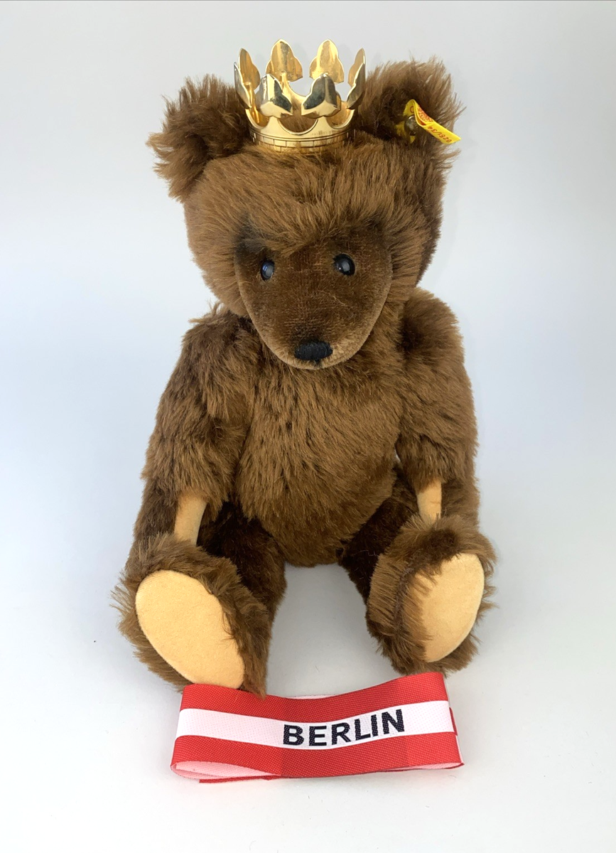 Steiff 1985 Berlin Bear - 34cm, Brown - EAN:0251/34 - Made in West
