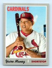 2019 Topps Heritage Yairo Munoz St. Louis Cardinals #312