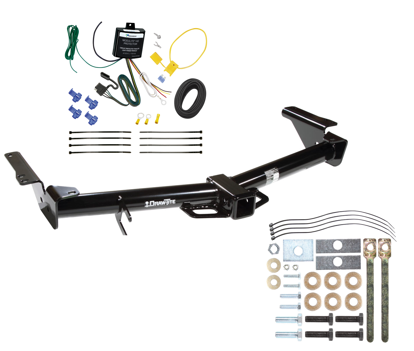 Trailer Tow Hitch For 0709 Toyota 4Runner 0309 Lexus GX470 w/ Wiring