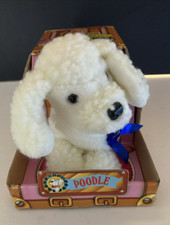 Vintage Kennel Kuddlees Plush Poddle Puppy White Dog Brand New 1986 Tara Toy