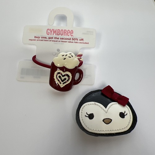 Gymboree Pinguin Haarspange & Kakao Tasse Pony Halter Posten