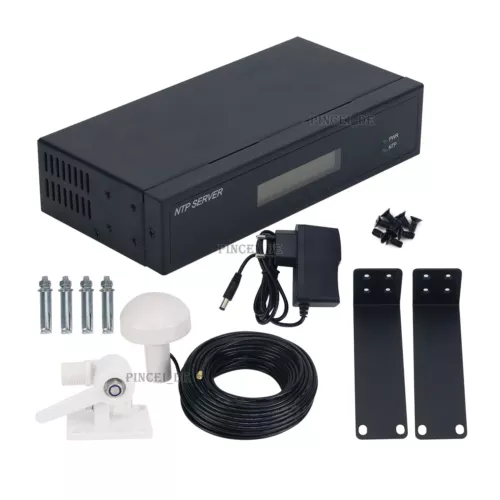 TF-NTP-LITE NTP Server + 30m Antenna Network Time Server with 2 Network Ports