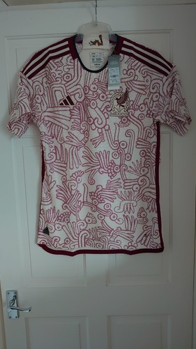 Mexiko Adidas 2022 Authentic World Cup Away Fußball Shirt Trikot - M - Neu!