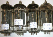 4x 6P45S 6 45  Svetlana Used Tested Tetrodes 4pcs in lot EL509 EL519 6K6G 6 42 