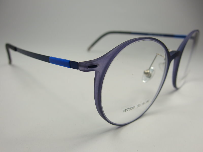 WT extra light weight round circle frame spectacl… - image 1