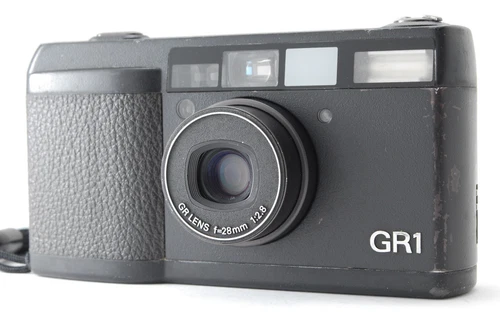 READ[Exc+5] Ricoh GR1s Black Point & Shoot 35mm Film Camera From JAPAN