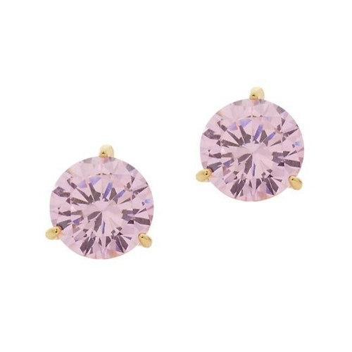Neu mit Etikett Kate Spade runde Brillant Statements-Ohrstecker mit drei Krappen Roségold