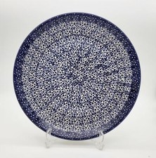 Bunzlauer Keramik flacher Teller, Essteller, Speiseteller, ø 26cm (T132-MAGM)