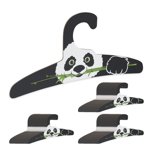 Grucce per bambini in cartone set da 60 a forma di panda, per bambini e bambine - Foto 1 di 8