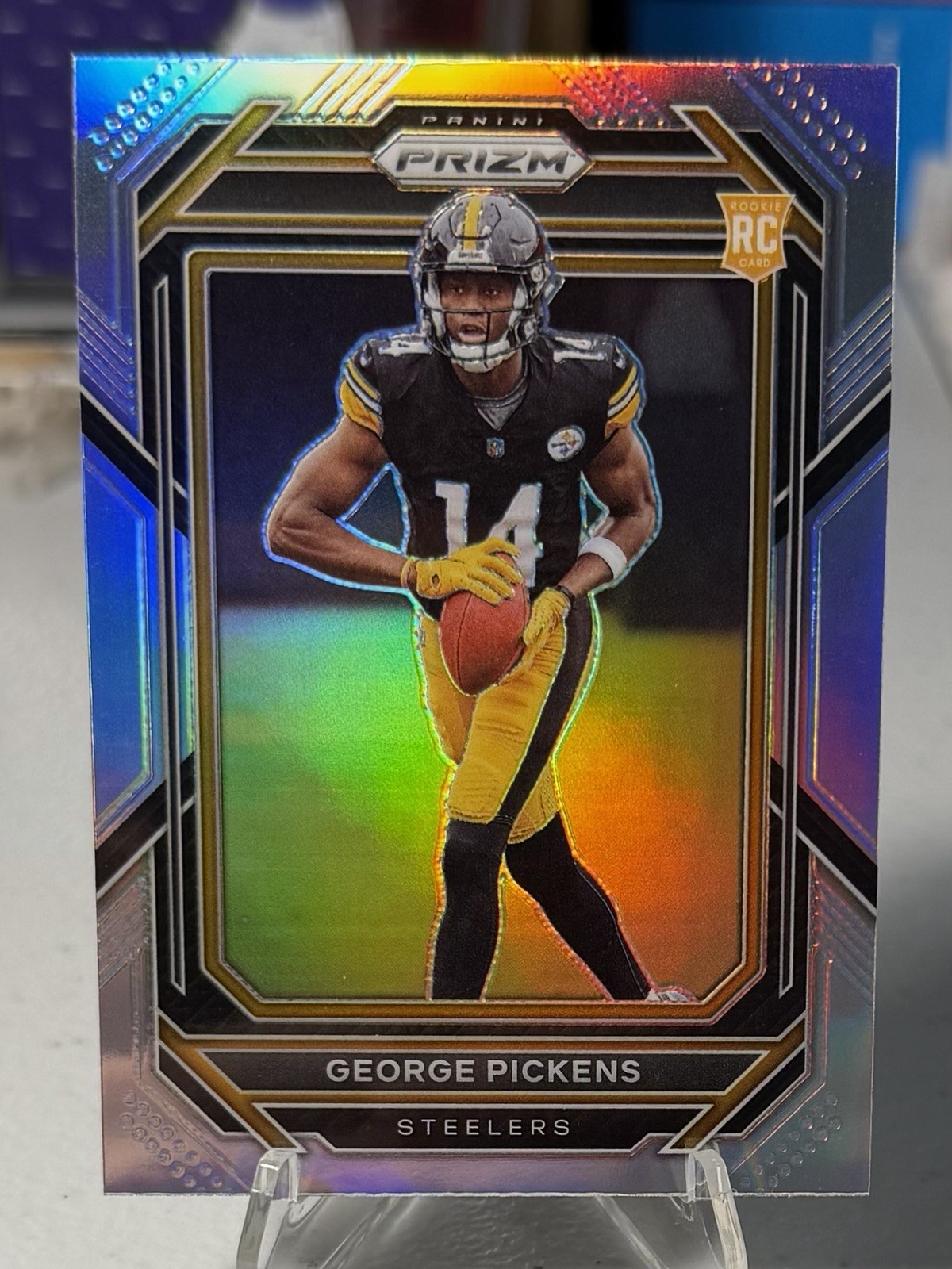 2022 Panini Prizm #329 George Pickens RC Rookie Silver Prizm