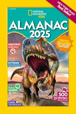 National Geographic Kids Almanac 2025 (NGK Almanac), Kids, National Geographic,