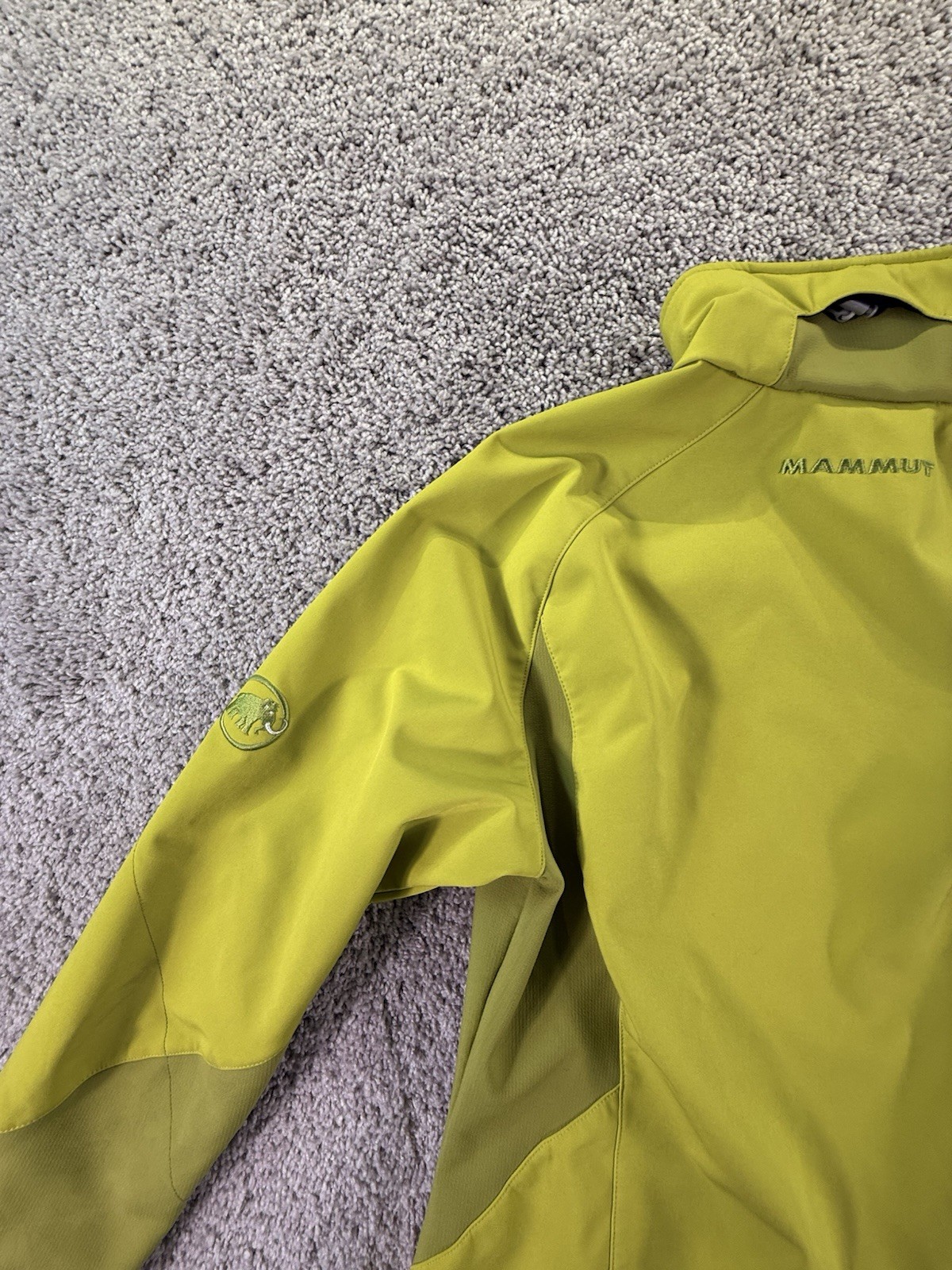 Mammut SofTech Jacket Womens Small Full Zip Green… - image 13