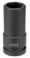 1 pc GREY PNEUMATIC 1" Drive x 1-1/4" Extra-Deep Thin-Wall Impact Socket