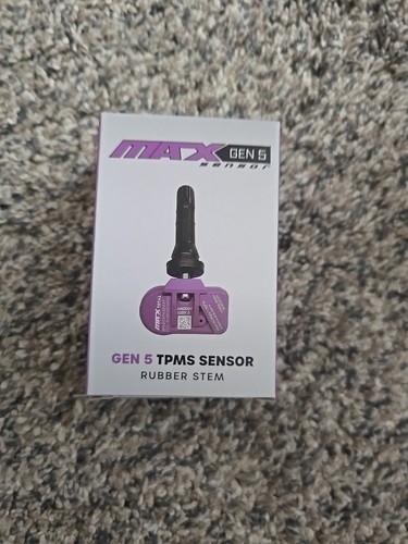 Max Sensor Gen 5 TPMS MX005A Tire Pressure Sensor Rubber Stem - Picture 1 of 3
