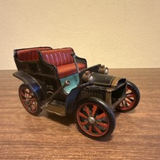 Modern Toys Japan Vintage Tin Litho Lever Action Car Toy w/ Red Seat