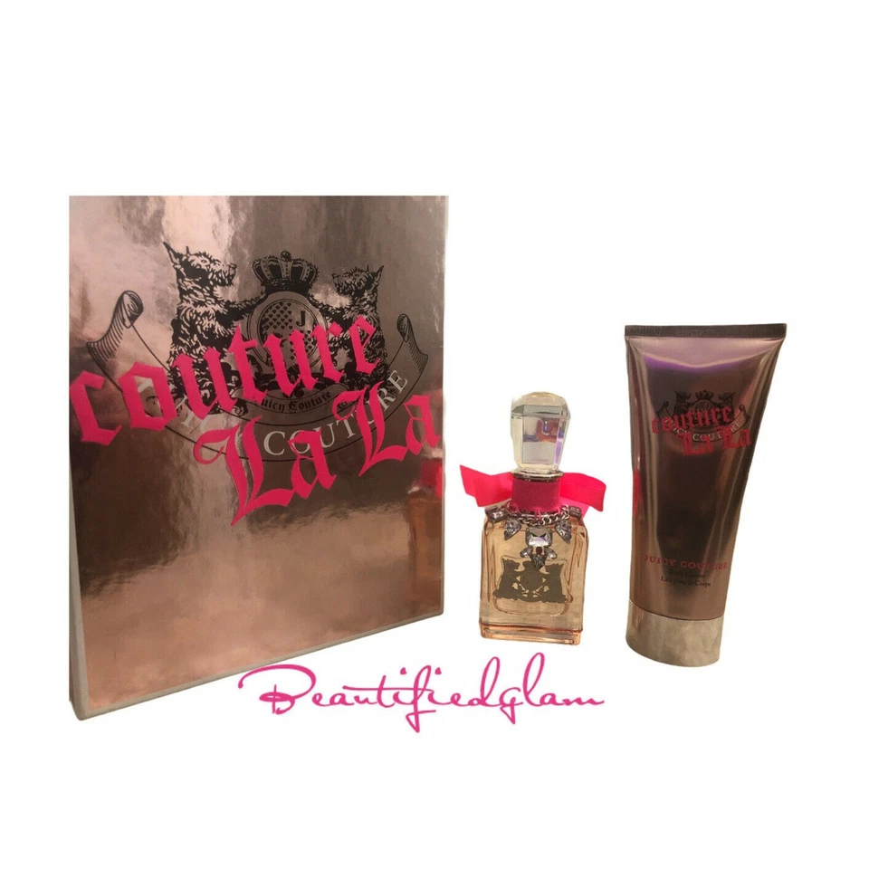 COUTURE LA LA por JUICY COUTURE 1,7 oz/50 ml eau de parfum spray y loción corporal de 6,8 oz, juego de regalo Foto 2 de 4