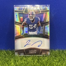 2022 Panini Select Signatures Silver Prizm Jaylon Smith #SSP-JAS Auto