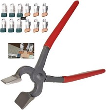 Flat Pliers-Handmade DIY Leathercraft Tool Leather Edge Pliers, Pliers clamp