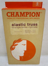 VINTAGE NOS OTC CHAMPION ELASTIC TRUSS RIGHT SINGLE HERNIA SZ S DRUG STORE