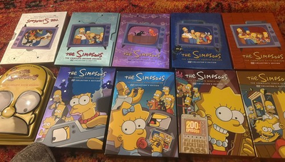 #ad The Simpsons DVD Collectors Seasons 1 10 {12345678910} Clean $129.95