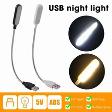 POCKETMAN USB Book Light Flexible, Bendable Reading Lamp 4 LEDs, 5V USB