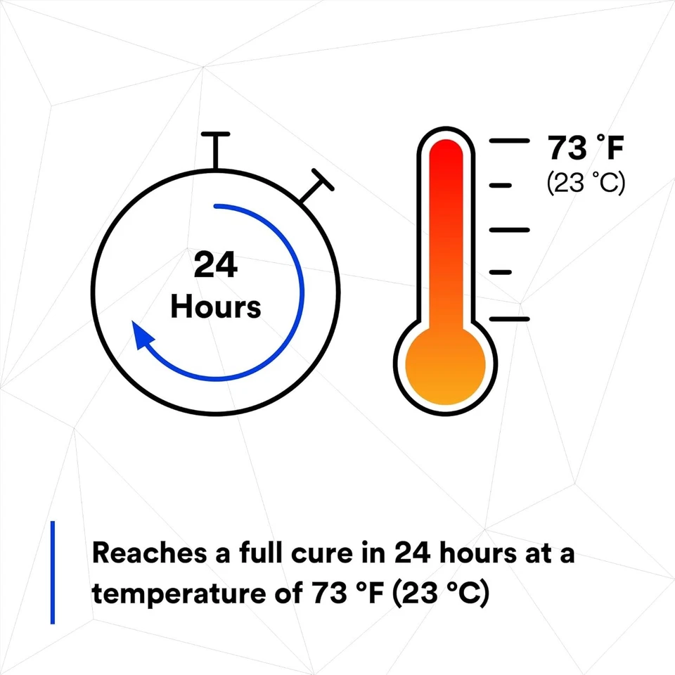 Adhesivo epoxi 3M Scotch-Weld DP420, negro, 2 piezas, paquete doble de 50 ml, CAD: 08/2026 Foto 3 de 3