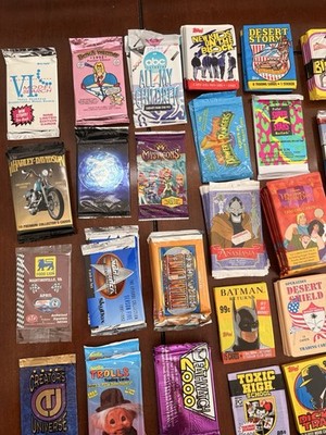 5 Randomly Selected Lot Of 80 s 90 s 00 s, And/or Modern Non Sports Card Packs