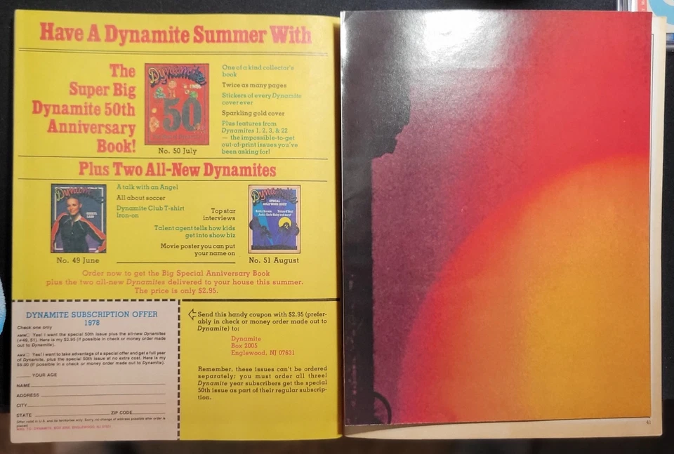 MAD MAGAZINE DYNAMITE #47 25TH ANNIVERSARY MAGAZINE COMPLETE WITH DAVE PARKER - Image 2 of 4