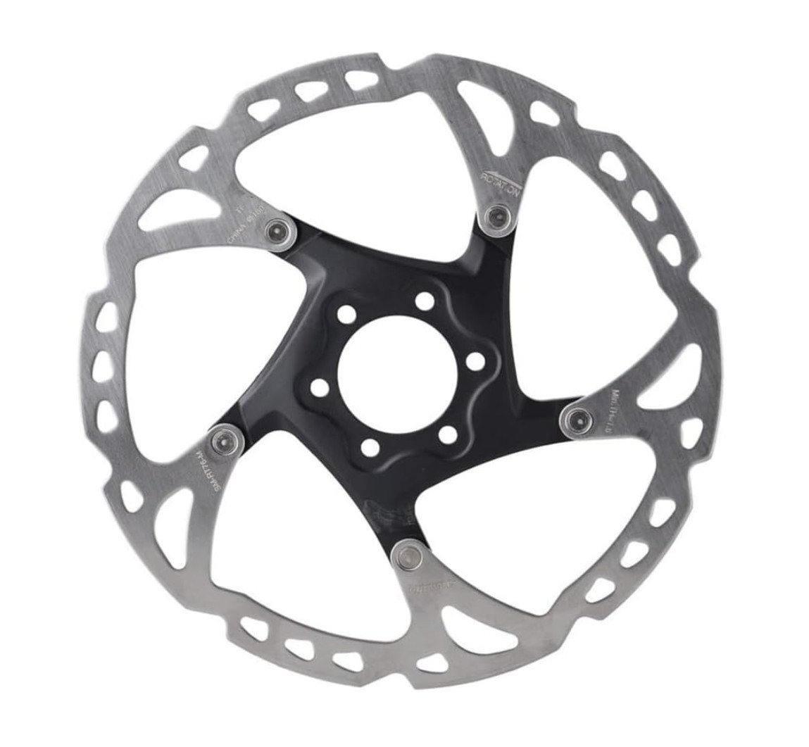 Disque de frein Shimano SM-RT76 de 180 mm à haute dissipation thermique 6 trous
