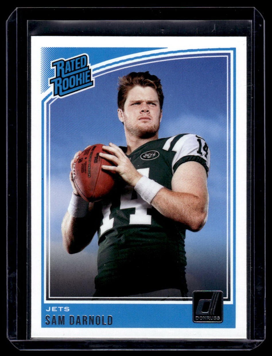2018 Panini Donruss - Rated Rookie Sam Darnold #301 (RC) A009