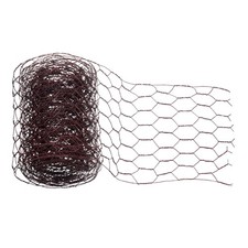 Chicken Wire, 4 x 118 Inch Iron Mesh Netting Floral Wire Plant Cage, Coffee 9.56 per metre