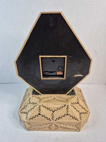 Handmade Prison Art Inmate Clock Lakeland Correctional Facility Fully Tested - Picture 9 of 15