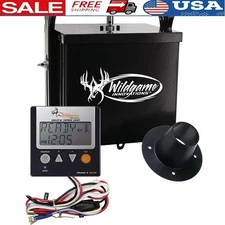 Digital Deer Feeder Kit Adjustable Timer Weather Resistant Power Control Unit US