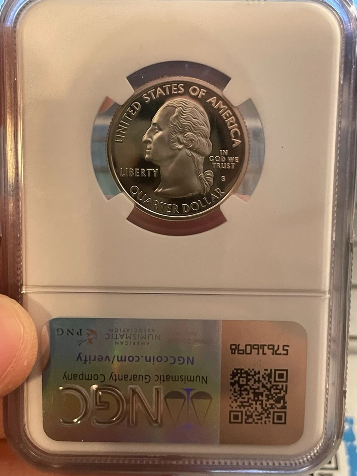 2001 S 25c Clad North Carolina Pf69 NGC Quarter 25c - Image 2 of 2