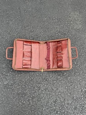 Leather binder for work tools - with retractable handle and zipper - Please Read
