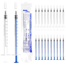 Spritze 1 ml, Kolostrum Spritze, Kunststoff, ohne Nadel, 20 Stück, Laborbedarf