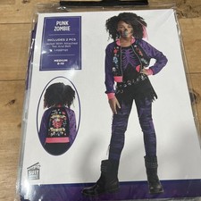 Zombie Punk Halloween Costume Child's size Medium - 8-10