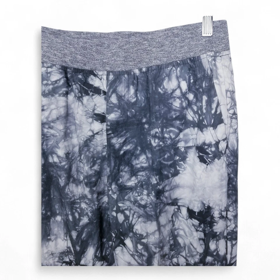 Pantalones informales CAbi #5075 gris mármol tie dye algodón popelina - talla M Foto 3 de 4