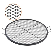 VEVOR 36 Inch Round Cooking Grate Fire Pit Grill Grate X-Marks Heavy-Duty Steel