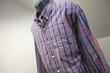 Chaps Ralph Lauren Dress Shirt Plaid Easy Care Mens Size 3XB 3XL Big
