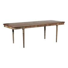 Porter Designs Petra Transitional Solid Wood Dining Table in Natural