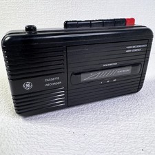 GE Cassette Recorder Model 3-5301B - Cordless  Compact - MISSING CORD FOR PARTS